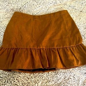 J. Crew soft suede skirt women’s size 14